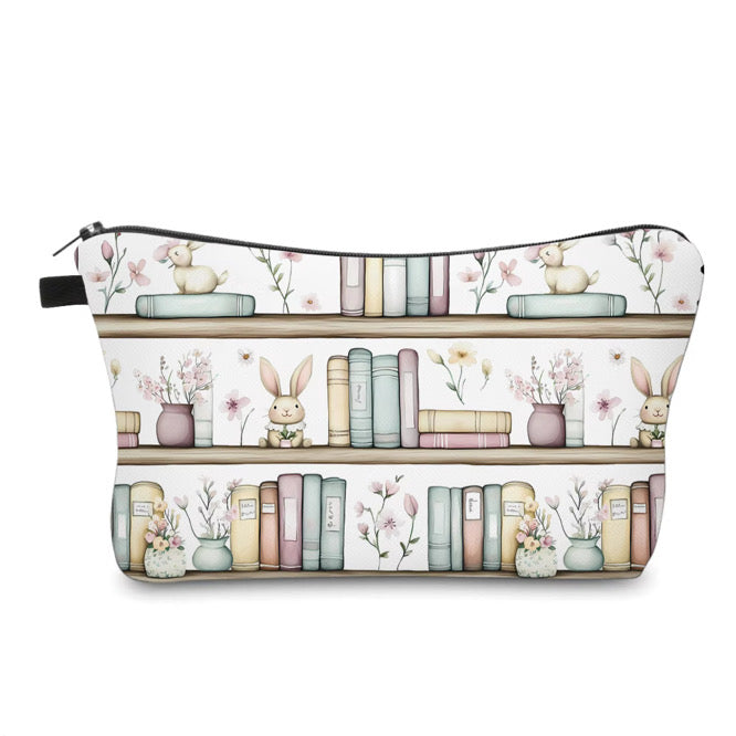 Pouch - Book, Bookshelf Bunny