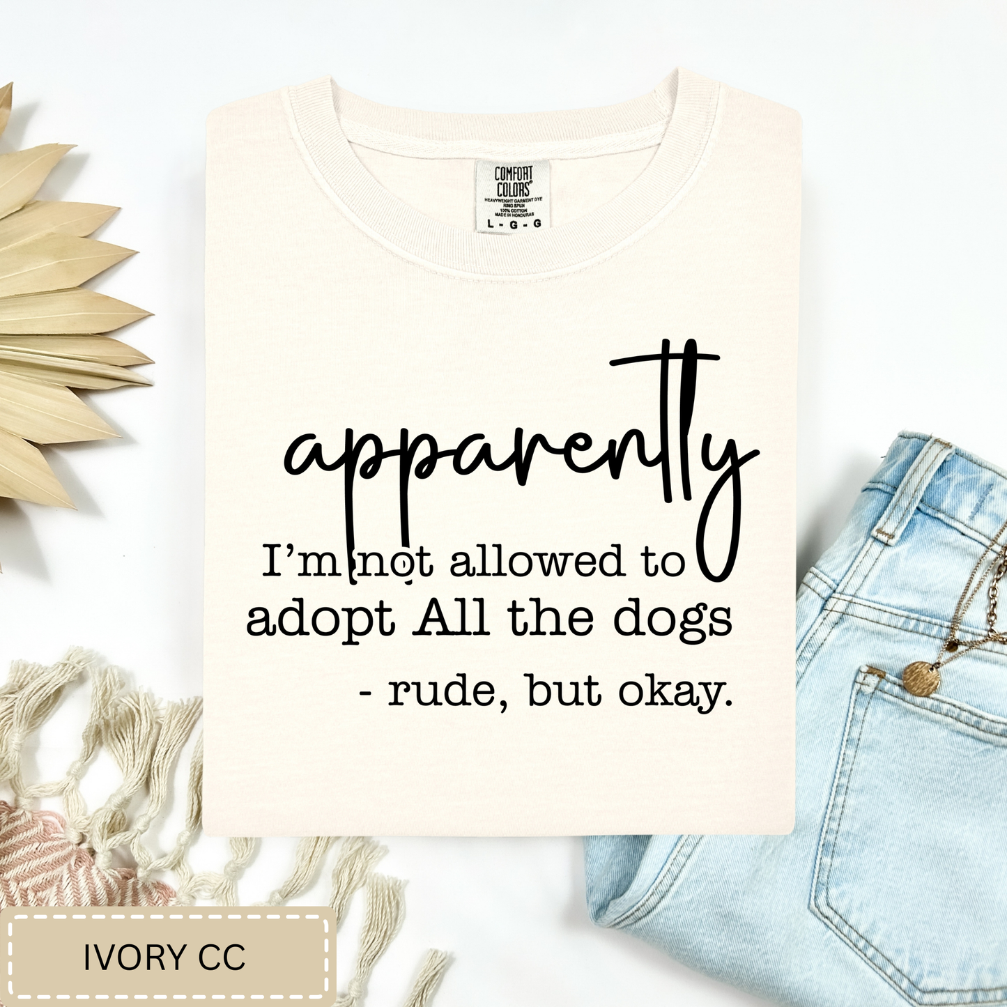 Adopt All The Dogs Tee.