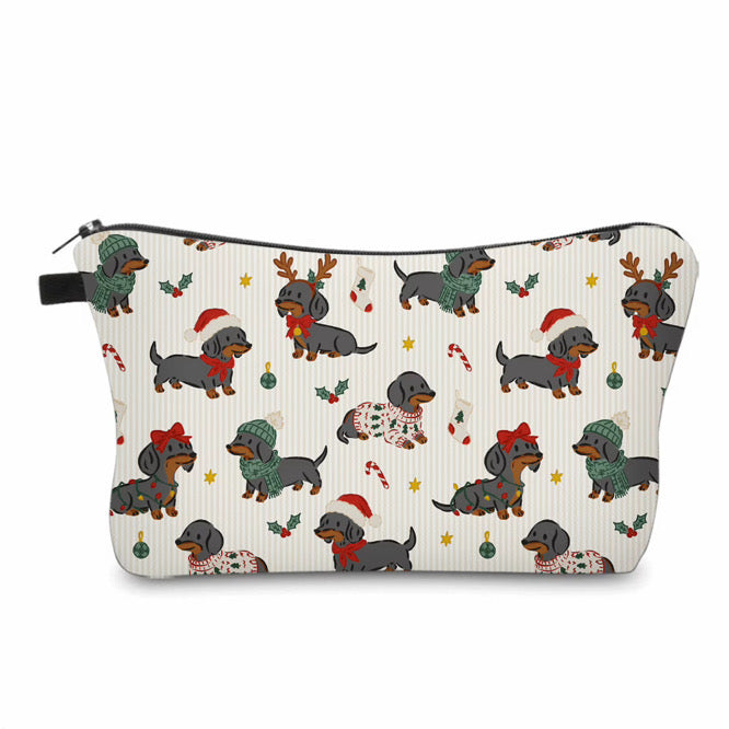 Pouch - Christmas - Dog Dachshund Sweater