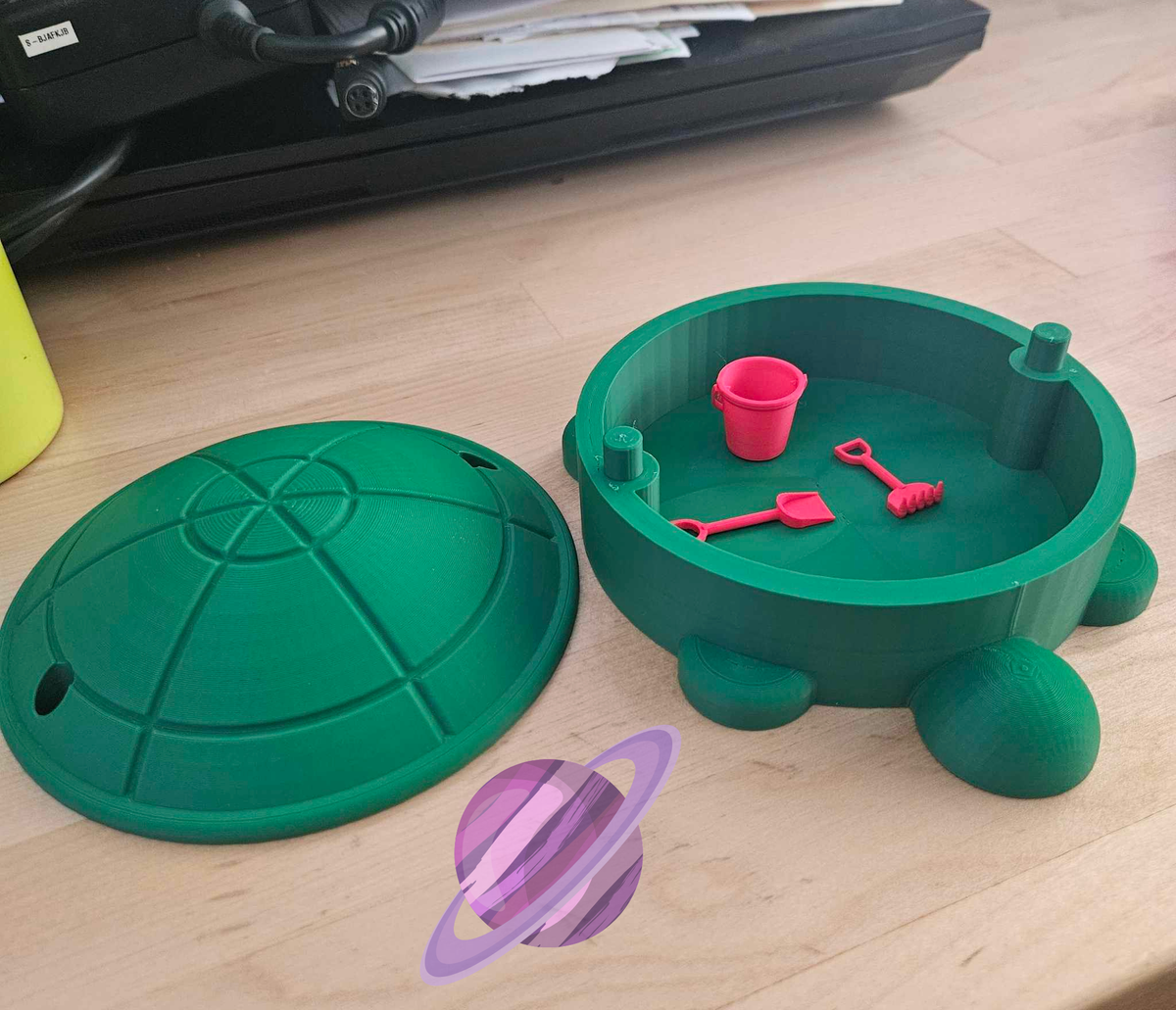 TURTLE SANDBOX ZEN GARDEN-3D PRINTED