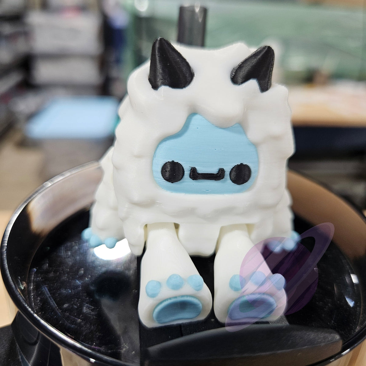 SNOW YETI-3D PRINTED STRAW BUDDY