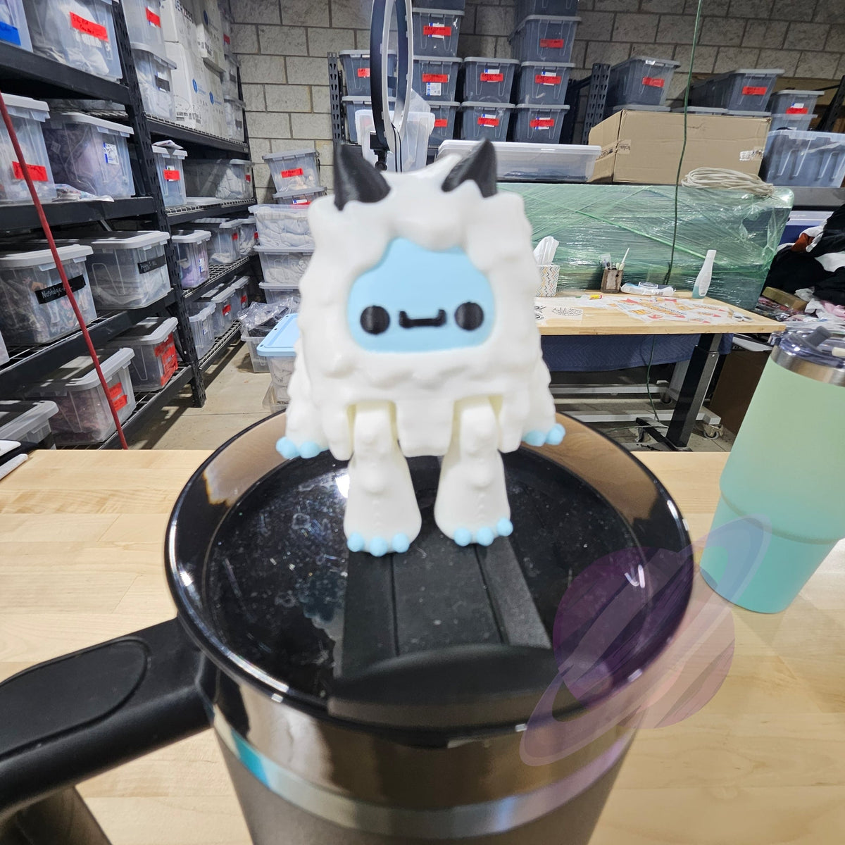 SNOW YETI-3D PRINTED STRAW BUDDY