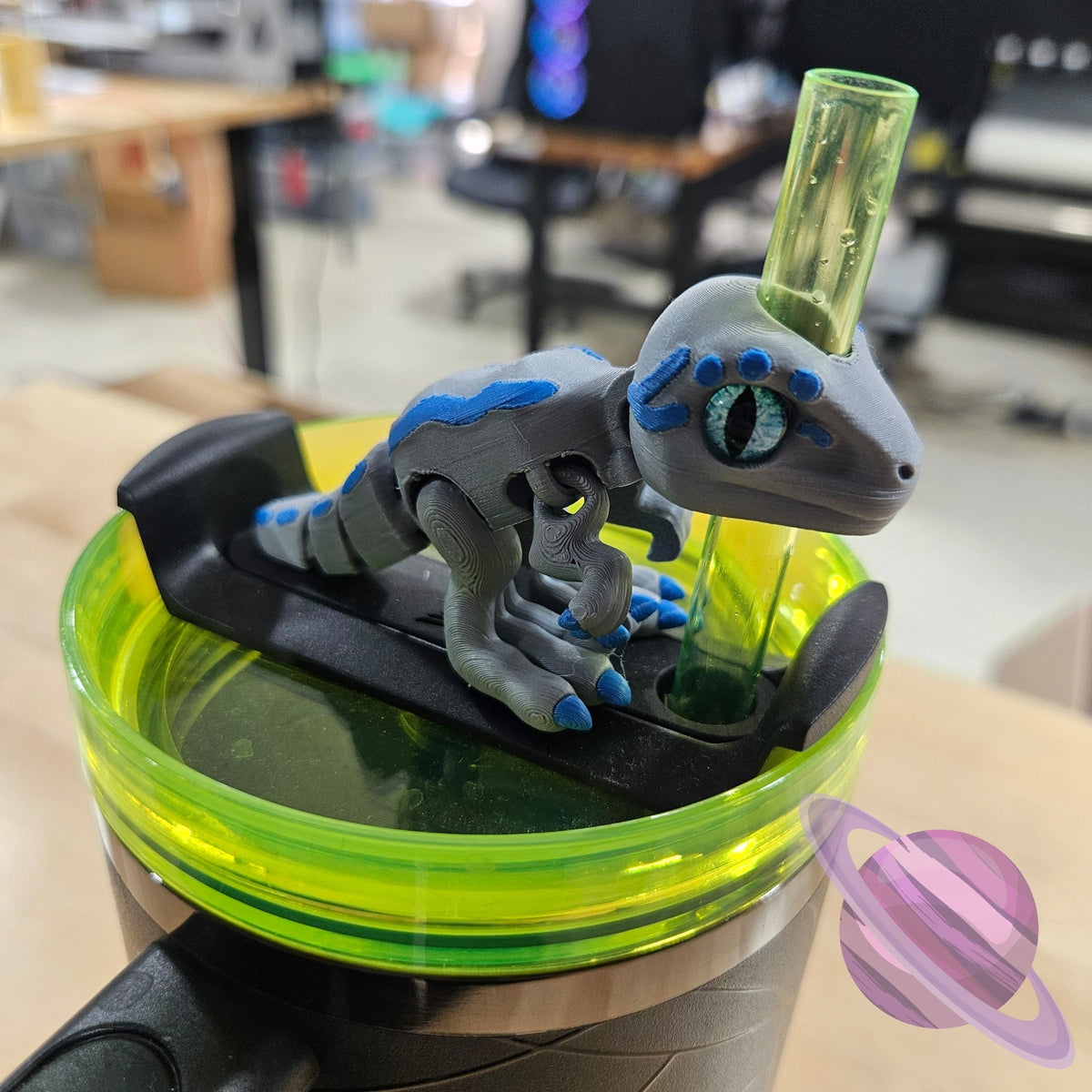 RAPTOR-3D PRINTED STRAW BUDDY