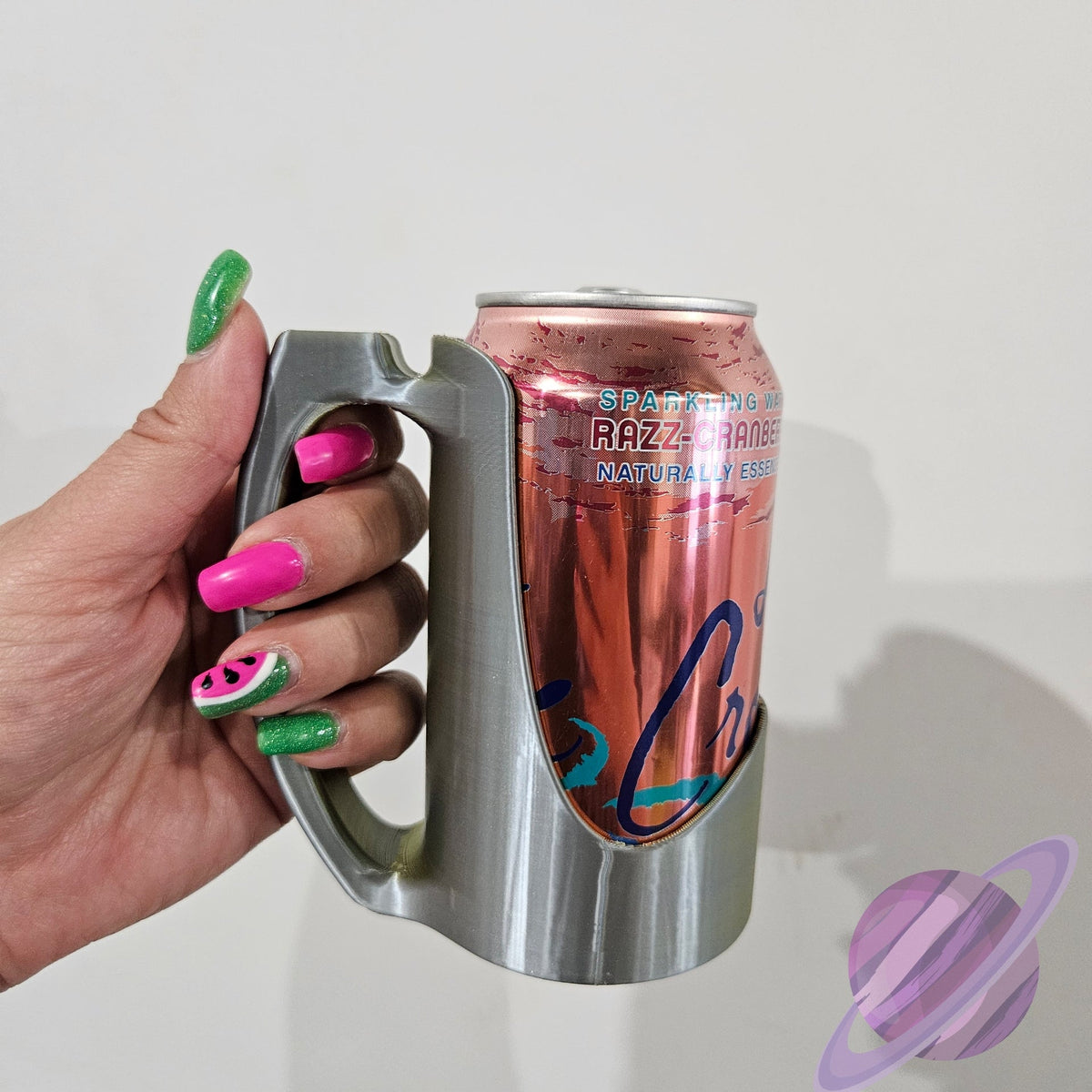 3D PRINTED 12 OZ SODA CAN CUP HOLDER WITH HANDLE