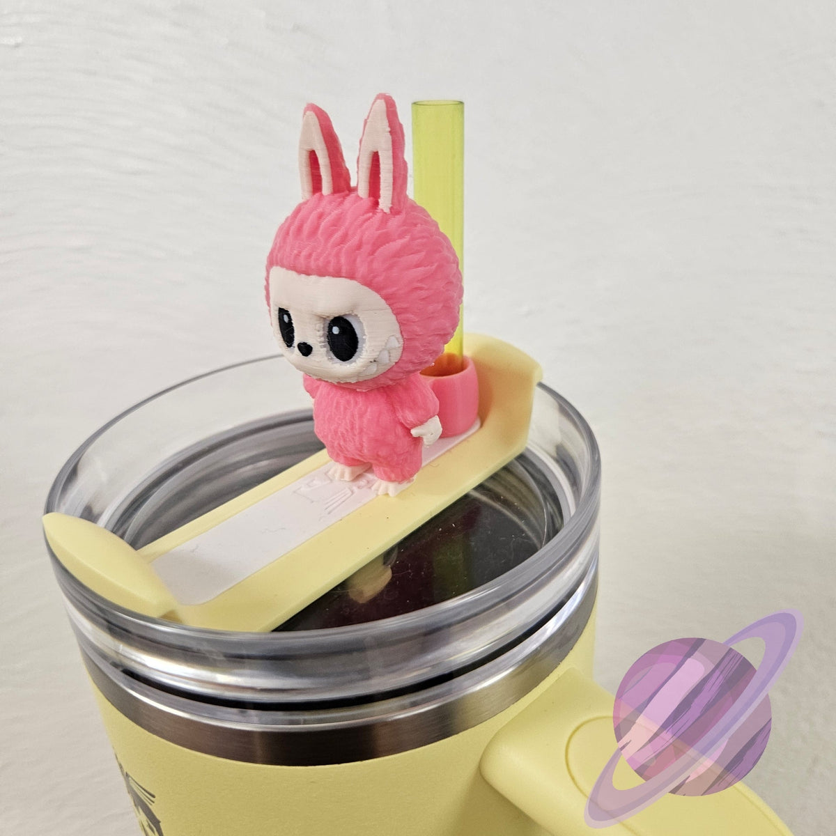 PINK LABU-3D PRINTED STRAW BUDDY