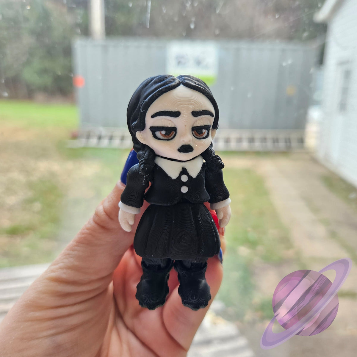 CREEPY GIRL-3D PRINTED STRAW BUDDY