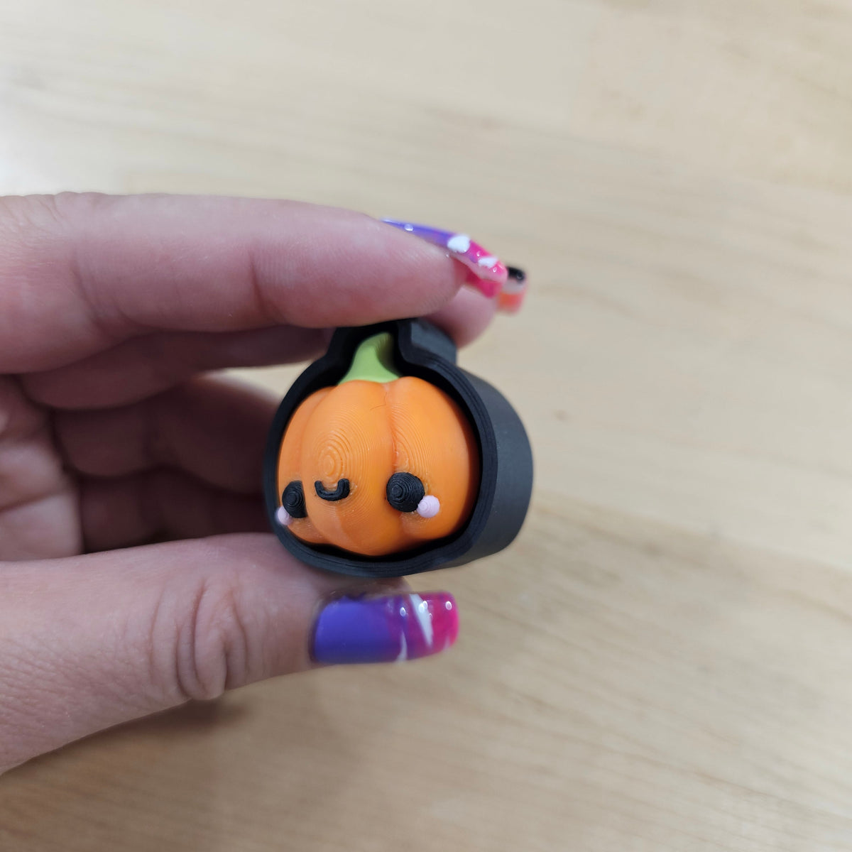 6 PACK- 3D PRINTED SPOOKY CLICKER FIDGETS