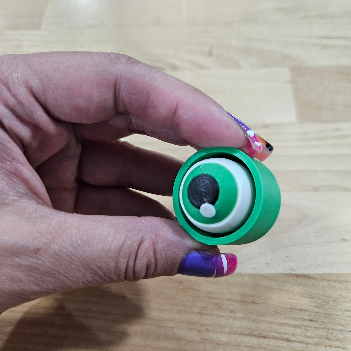 6 PACK- 3D PRINTED SPOOKY CLICKER FIDGETS