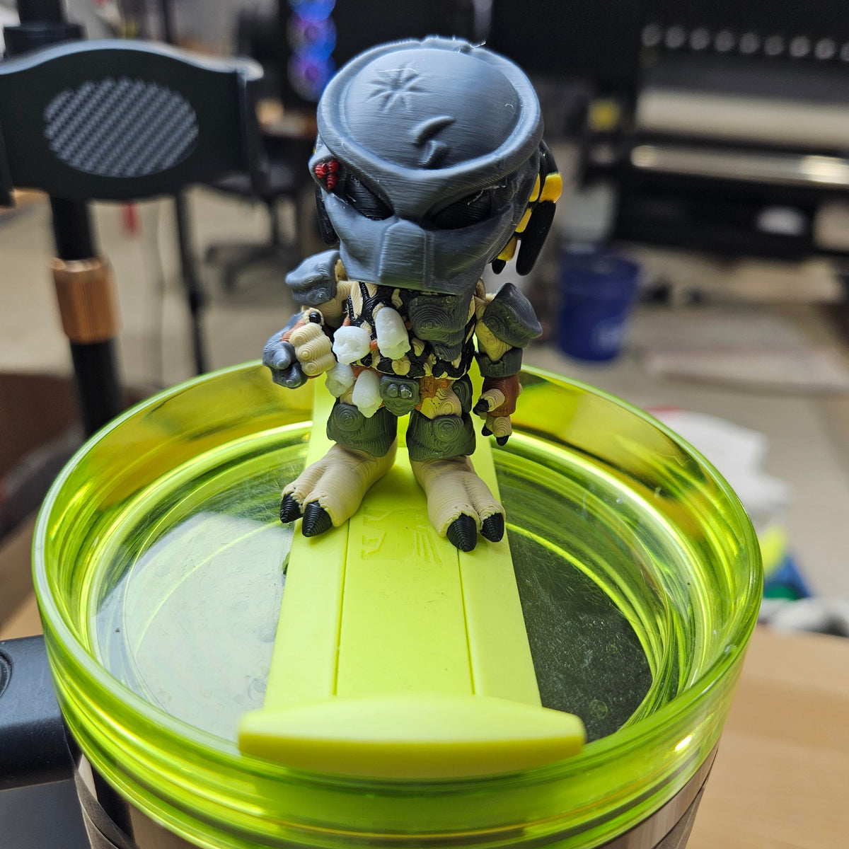 PRED ALIEN-3D PRINTED STRAW BUDDY