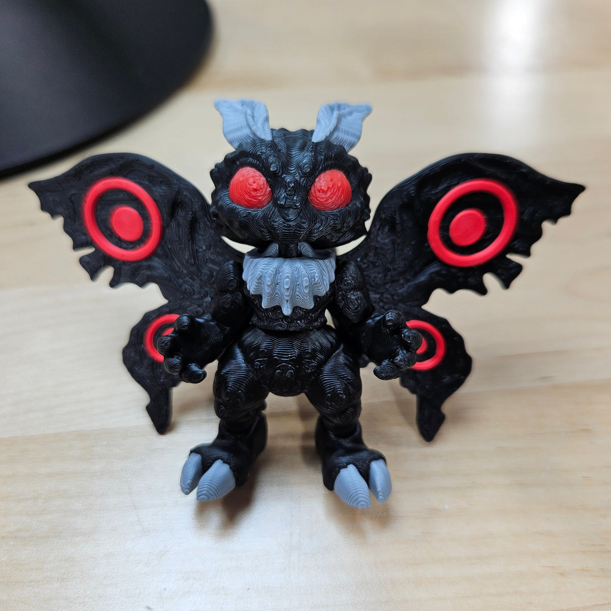 MOTH MAN-3D PRINTED STRAW BUDDY