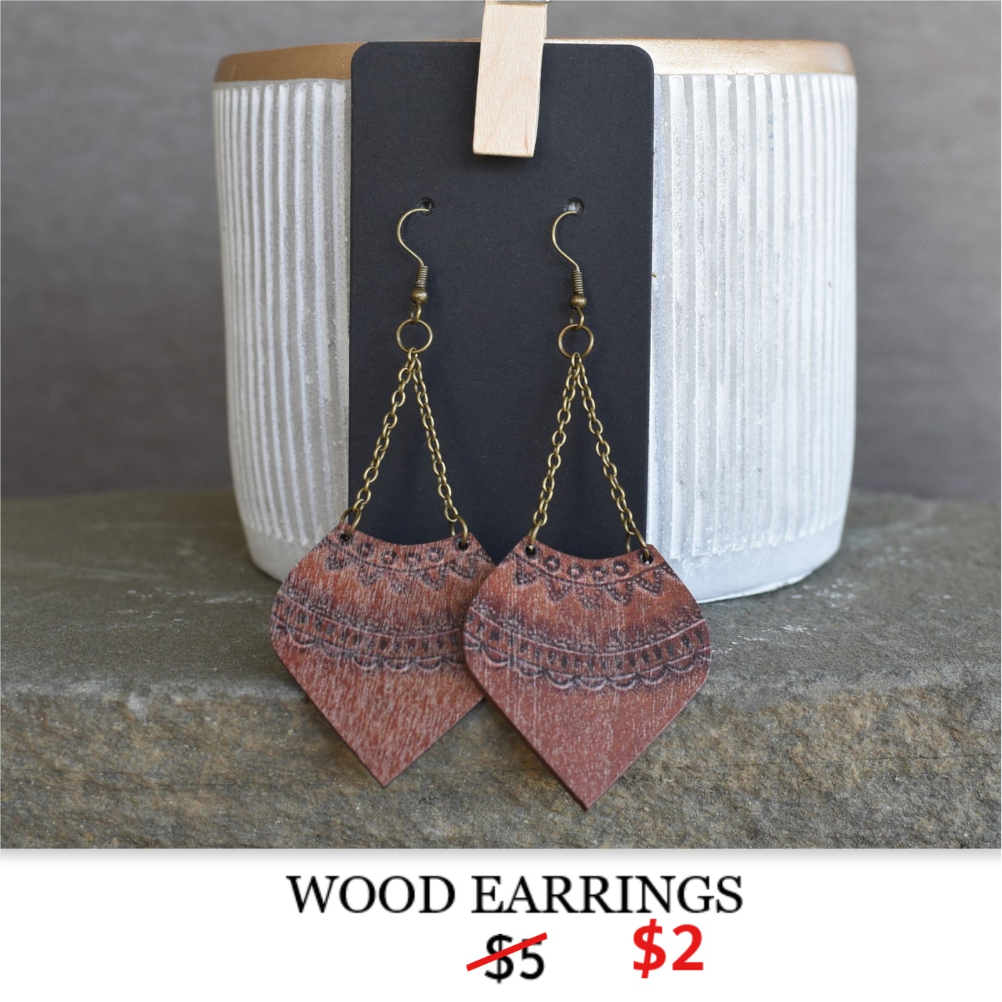 WOOD EARRINGS