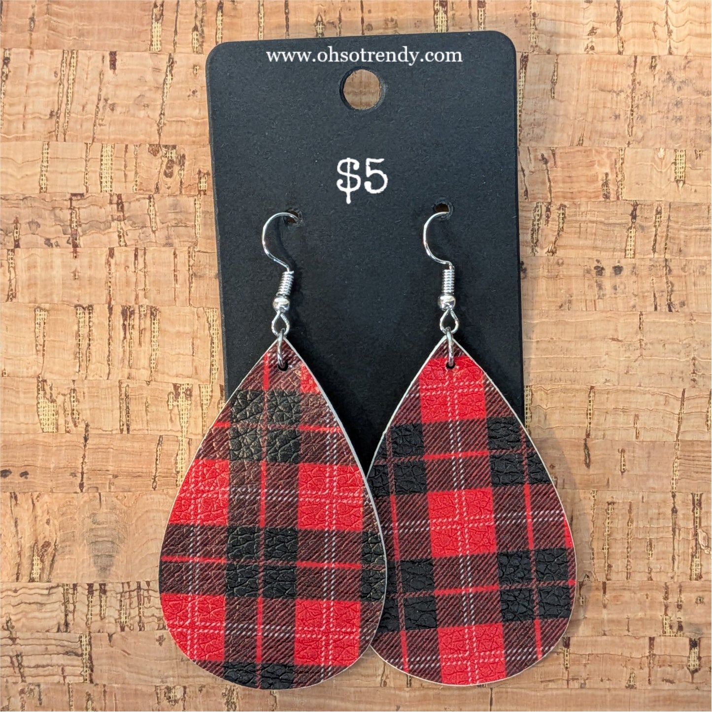 PLAID EARRINGS