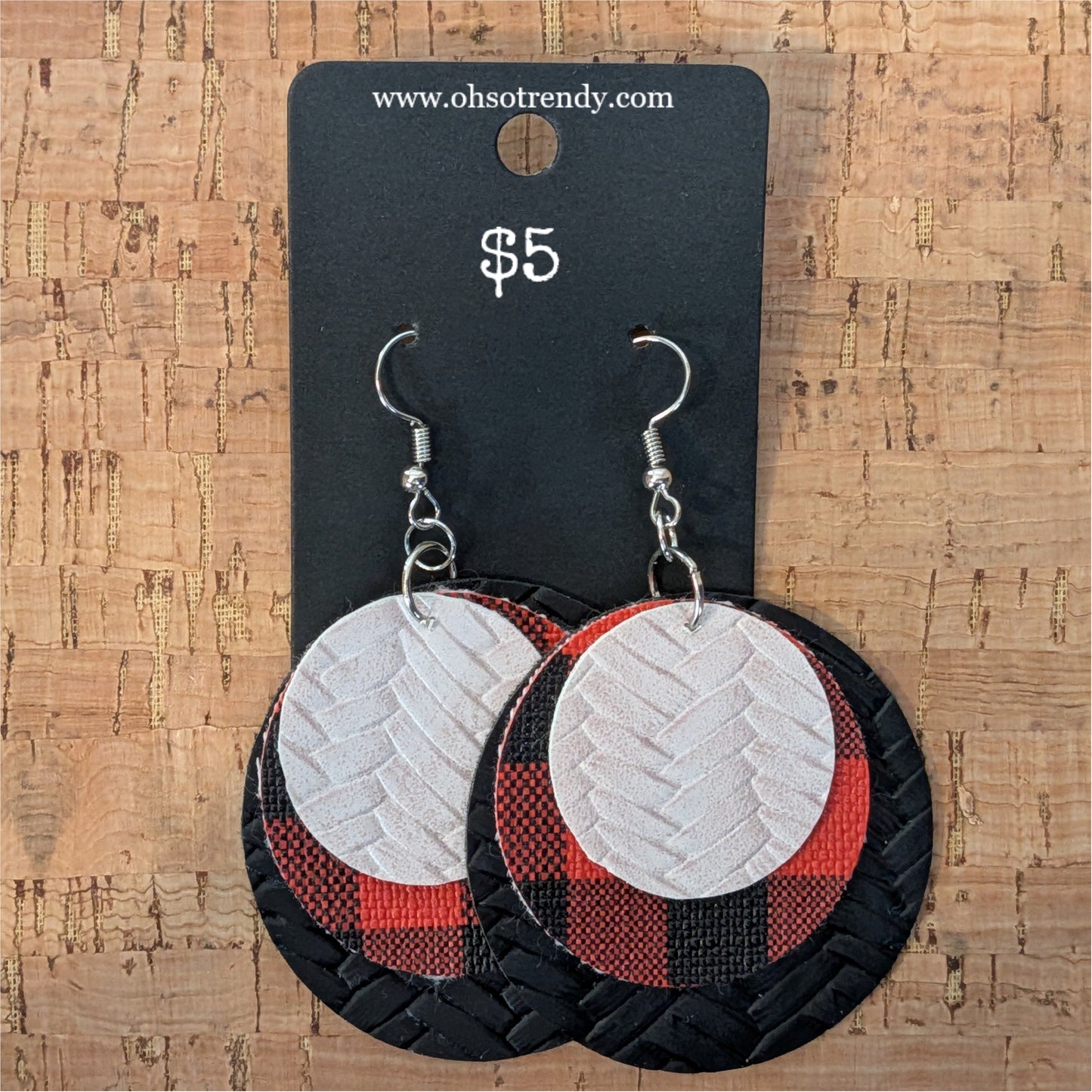 PLAID EARRINGS