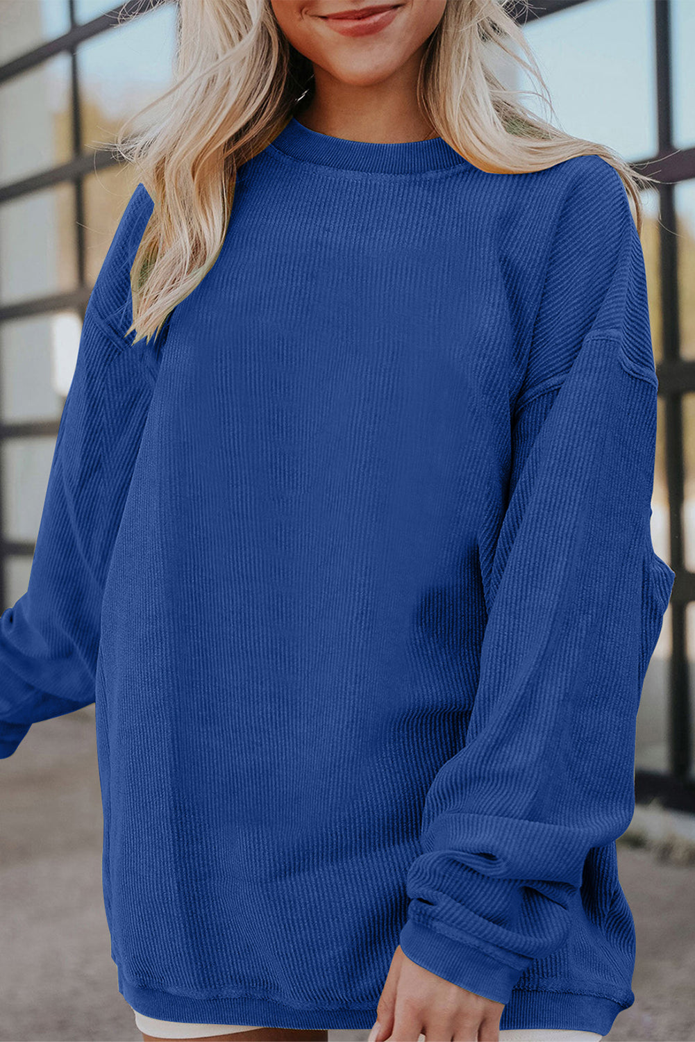WNW Ribbed Oversize Sweatshirt *multiple colors* FB