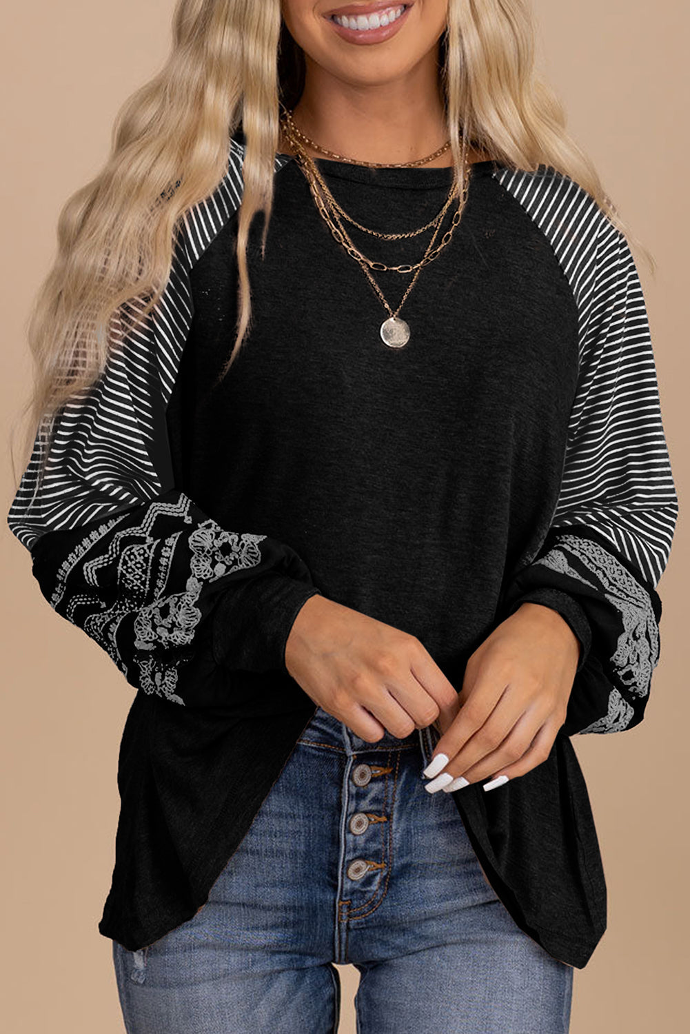 Mineral Striped Raglan *multiple colors* FB