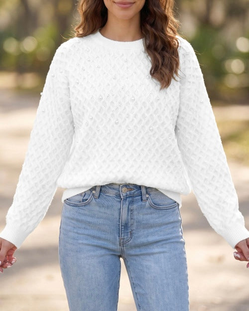 White Pearl Sweater