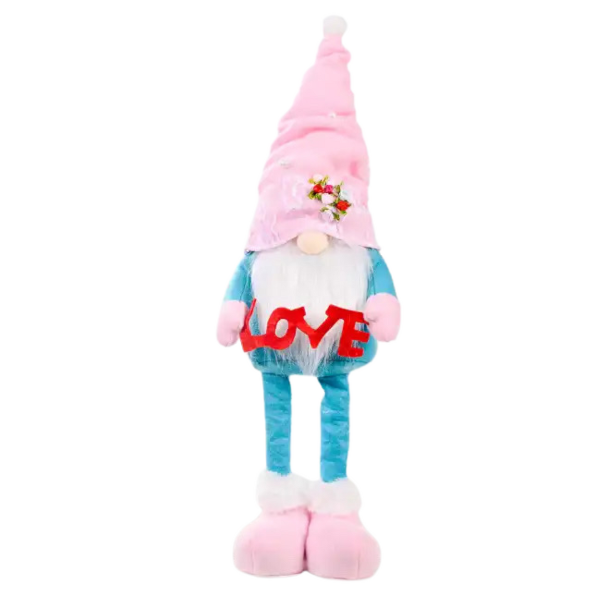 Telescopic Standing Gnome Decor - Hearts #1