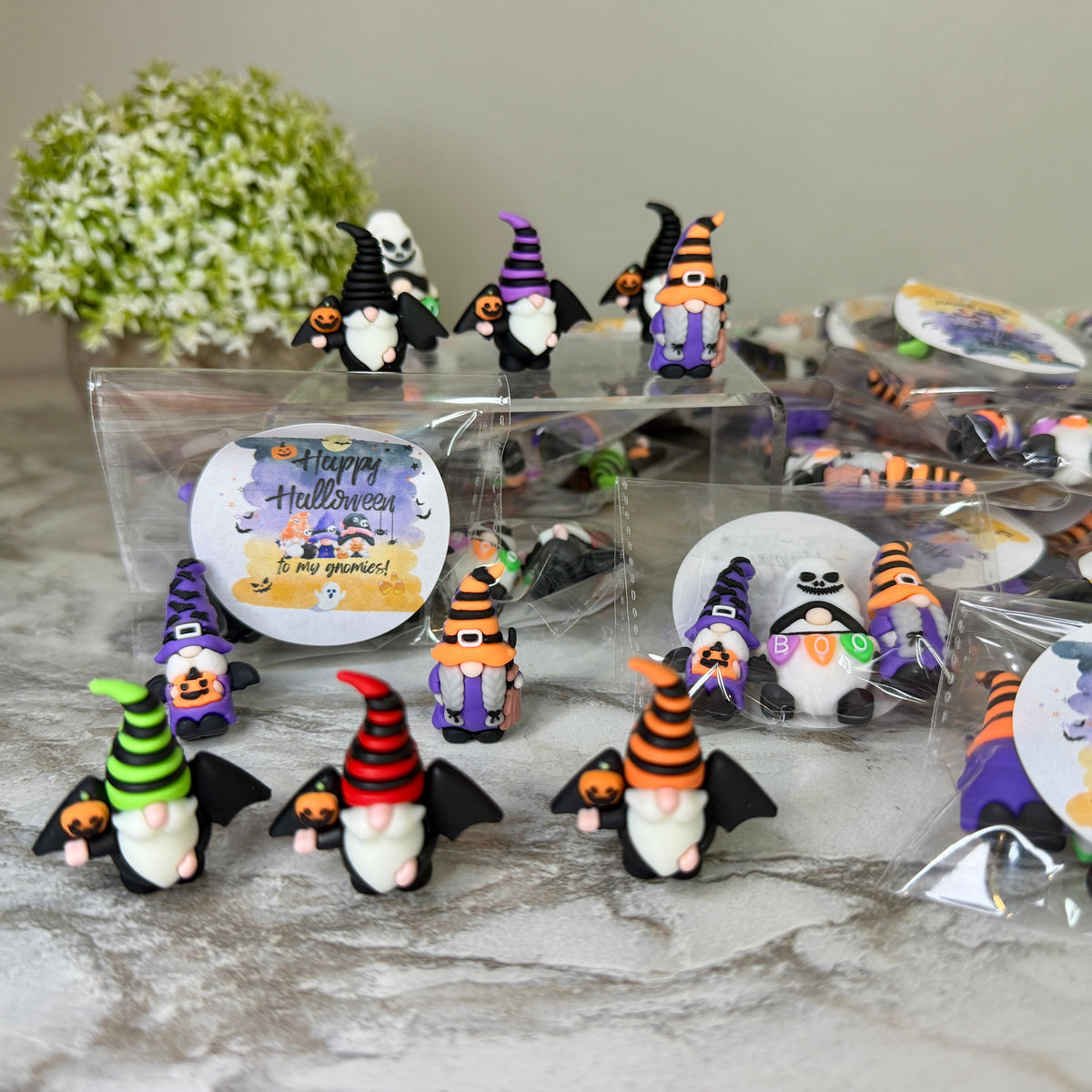 Gnome Figurines - Halloween Assortment (3 pack) - 20% off Sticker