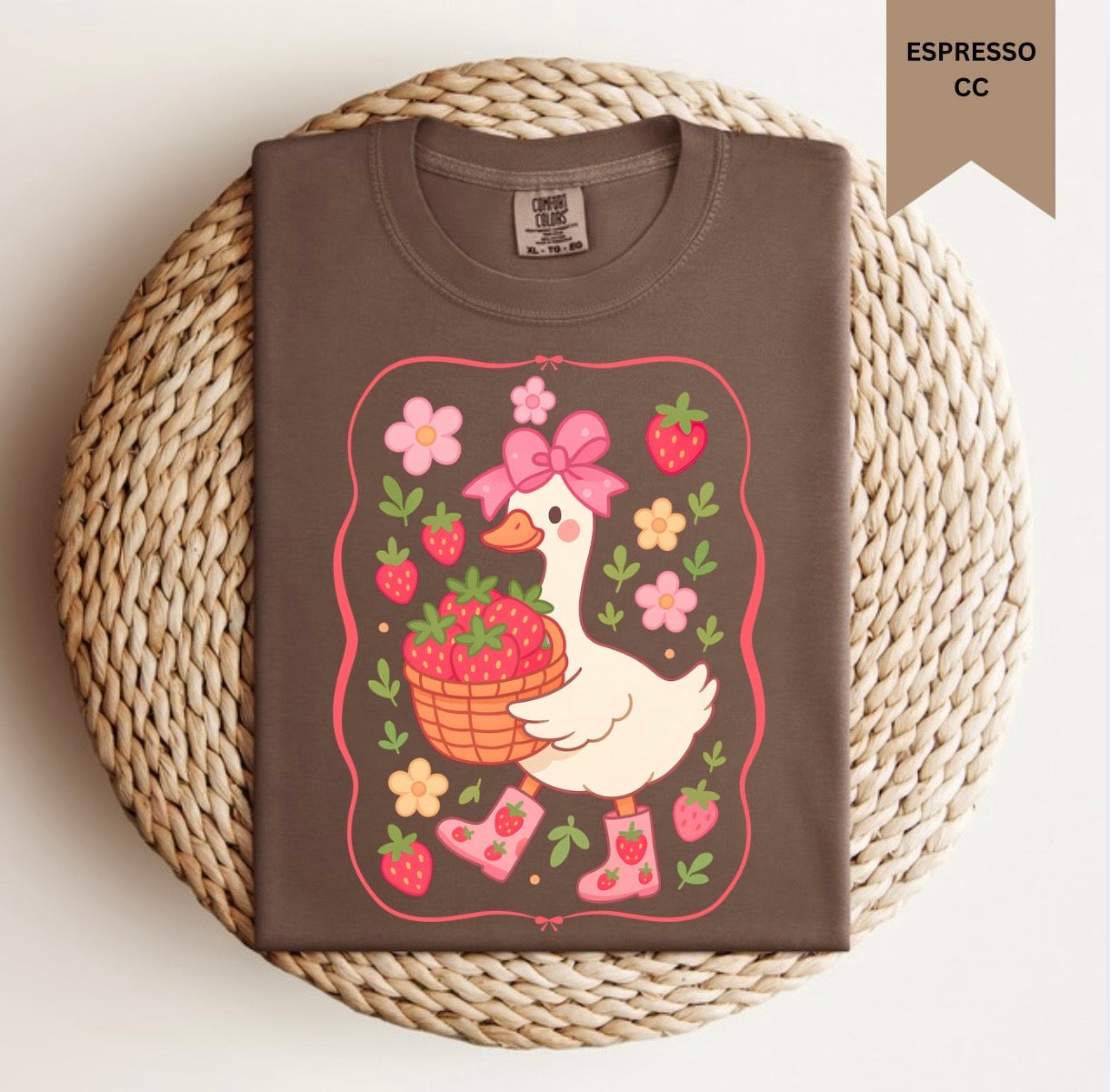 Strawberry Goose Tee.
