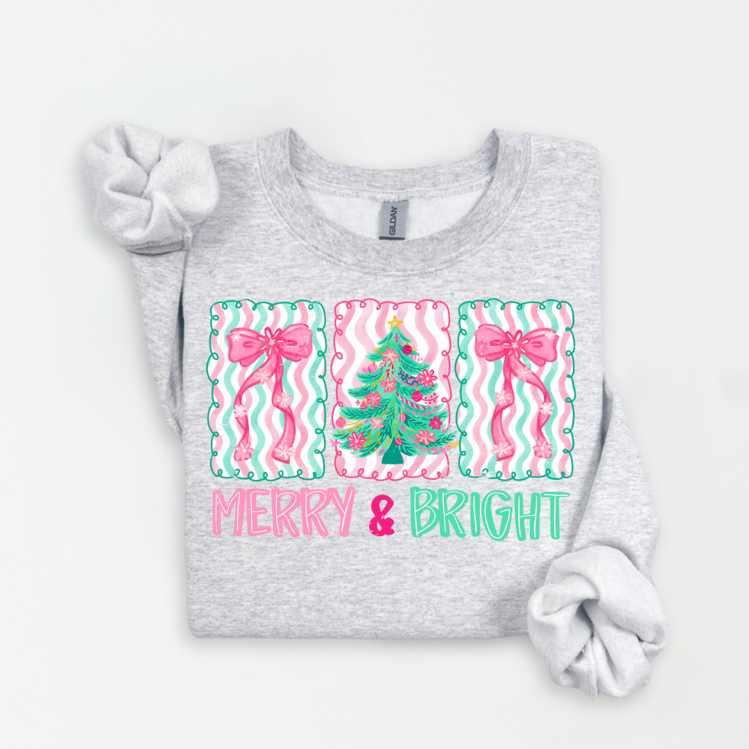 Merry and Bright Sweatshirt.