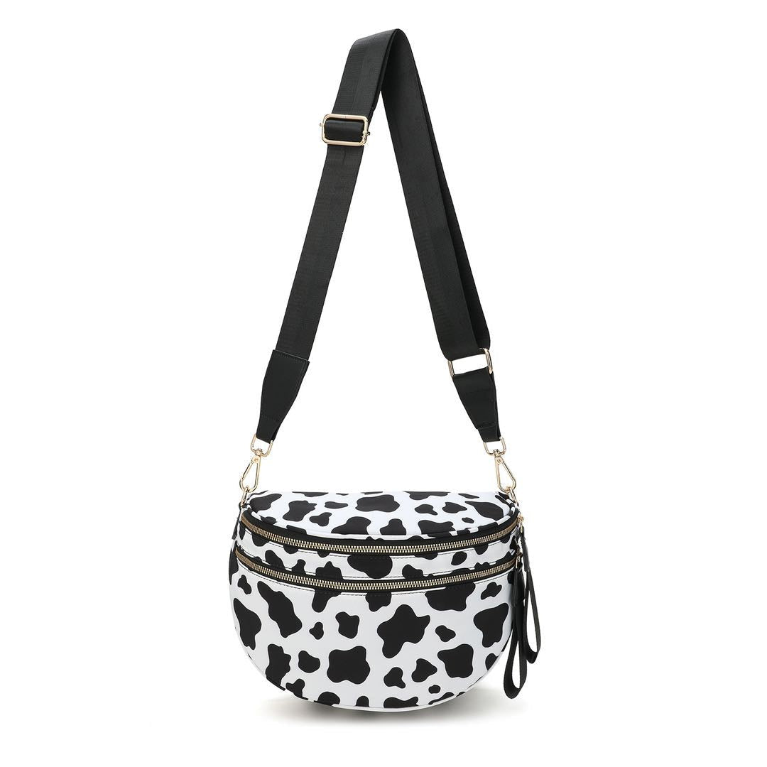 Roni - Nylon Crossbody - Cow