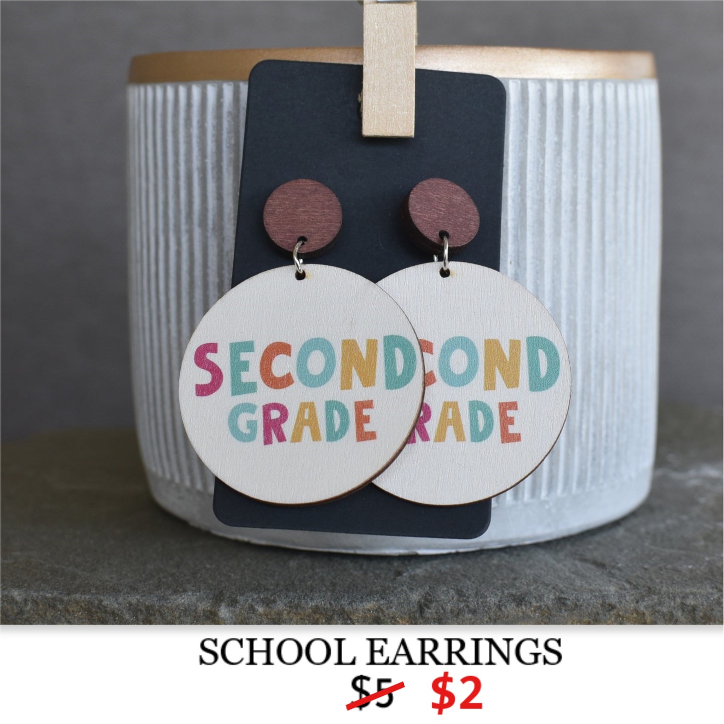 SCHOOL EARRINGS