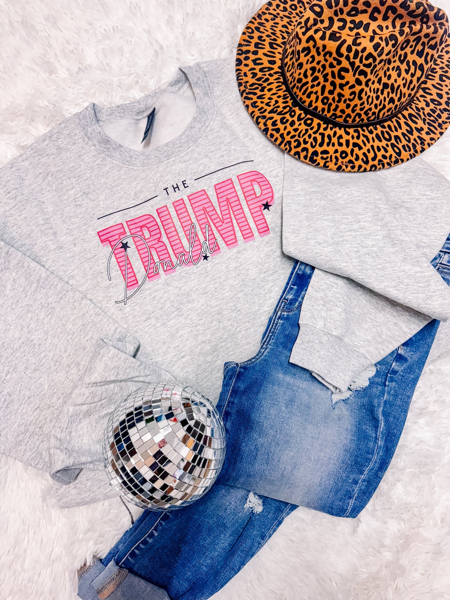 The Donald Trump Pink Political Sweatshirt