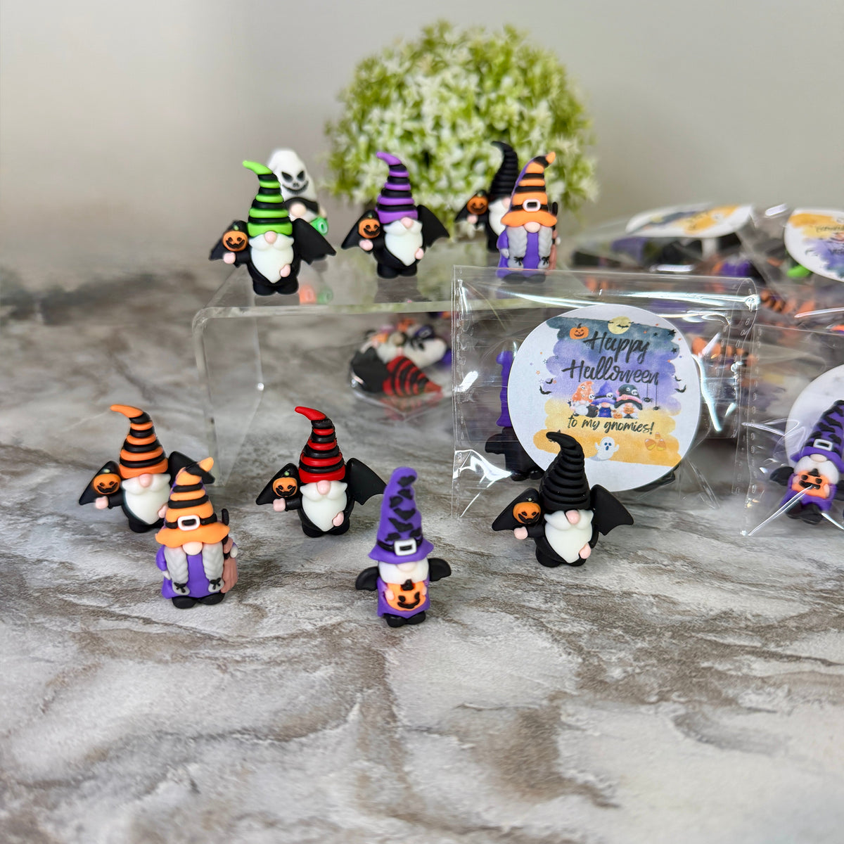 Gnome Figurines - Halloween Assortment (3 pack) - 20% off Sticker