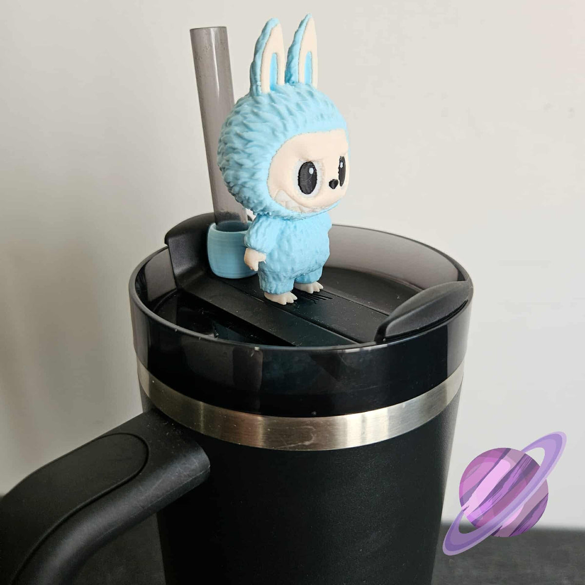BLUE LABU-3D PRINTED STRAW BUDDY