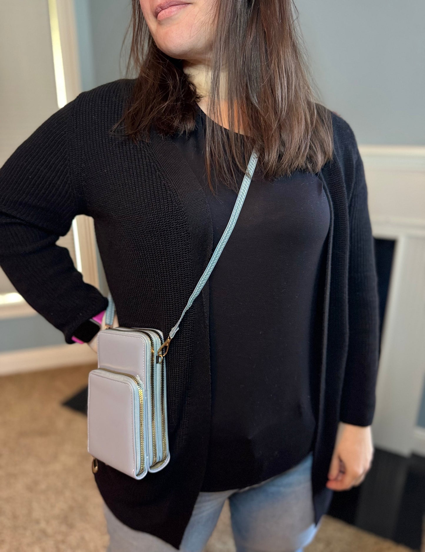 Ivy Crossbody Wallet + Purse - Navy