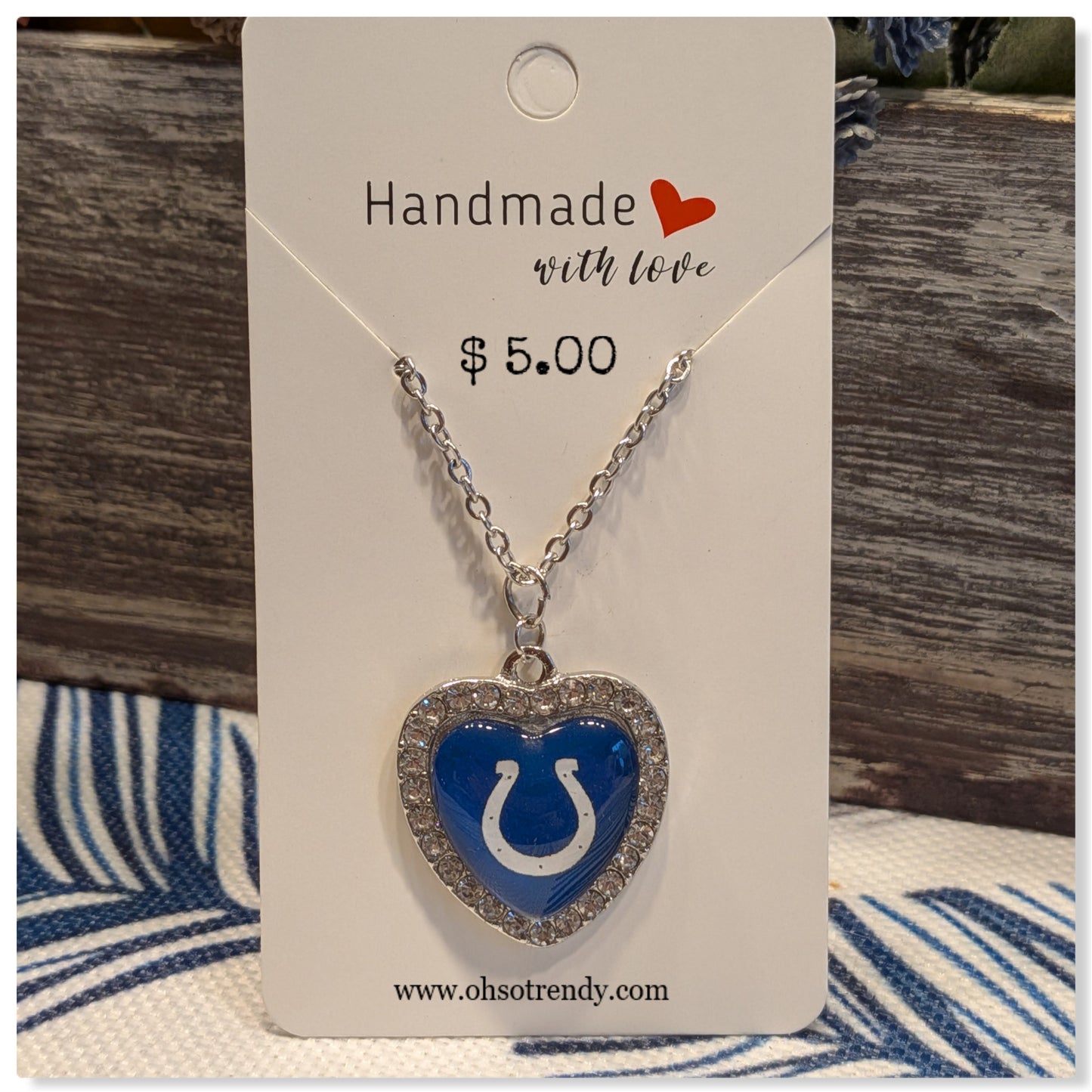 NFL INDIANAPOLIS COLTS NECKLACE