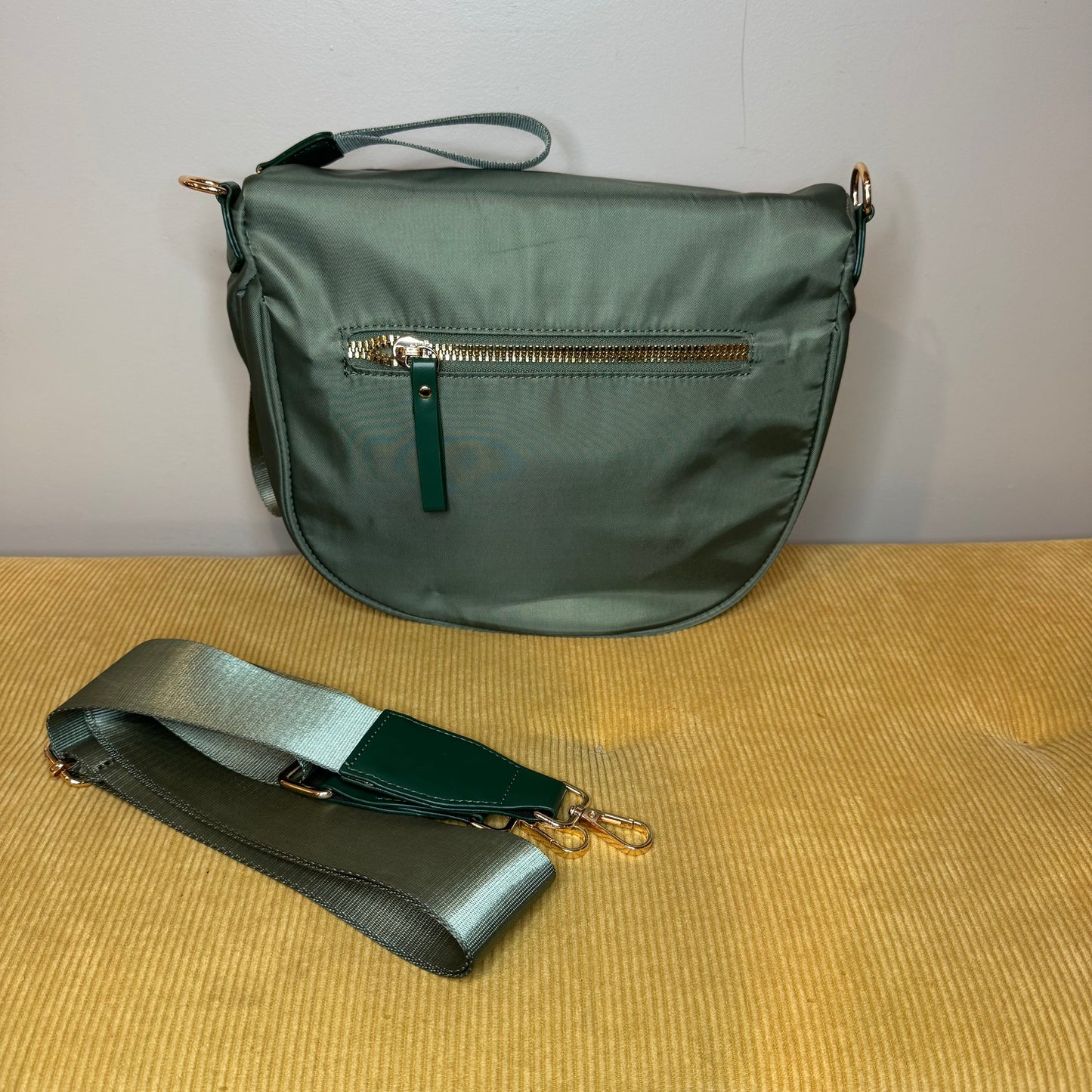 The Roni Nylon Crossbody - Solid Olive