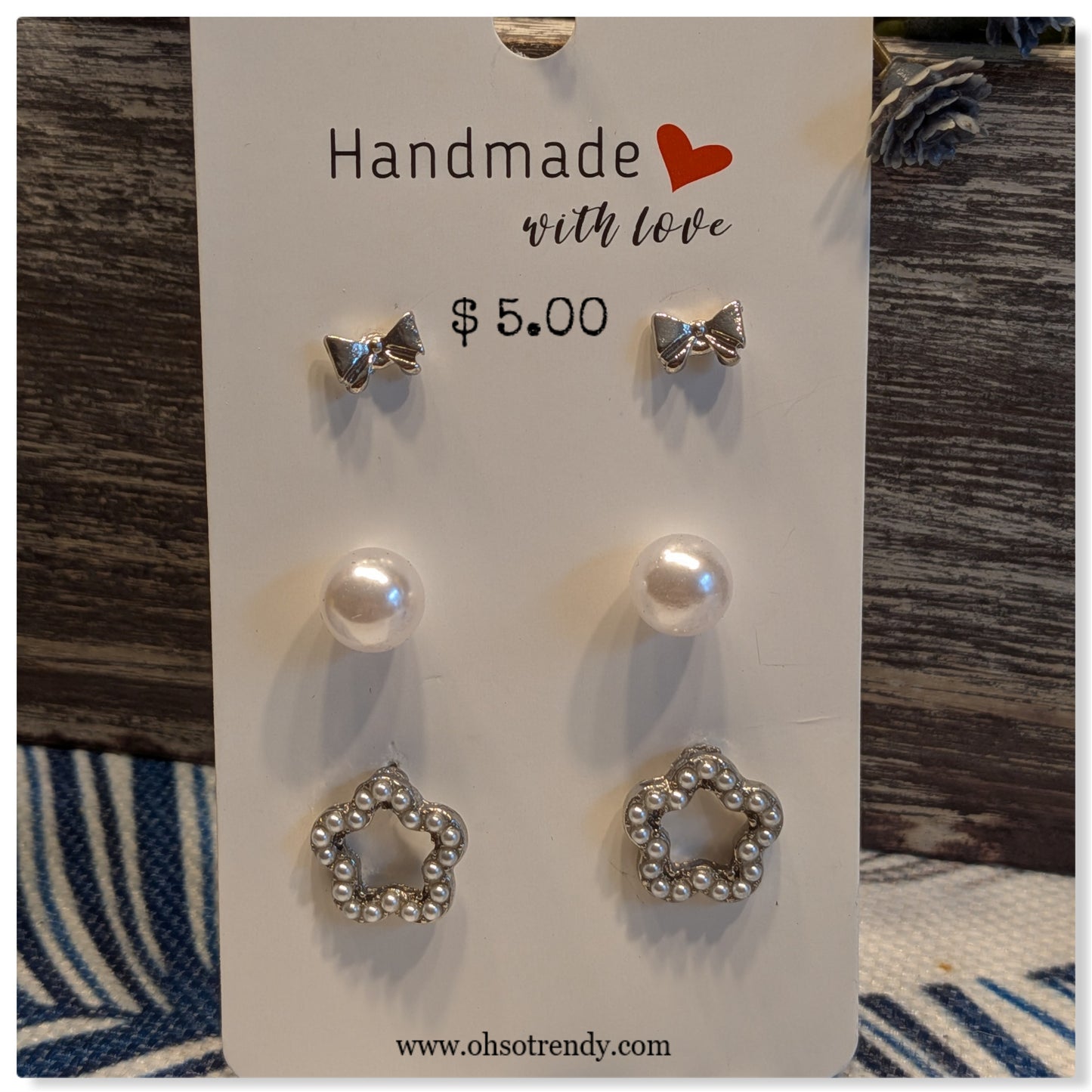 3 PAIR OF EARRINGS