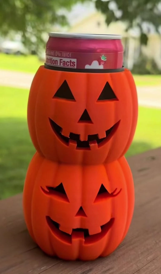 PUMPKIN STACK CAN HOLDER-4 SIZES AVAILABLE- 3D PRINTED