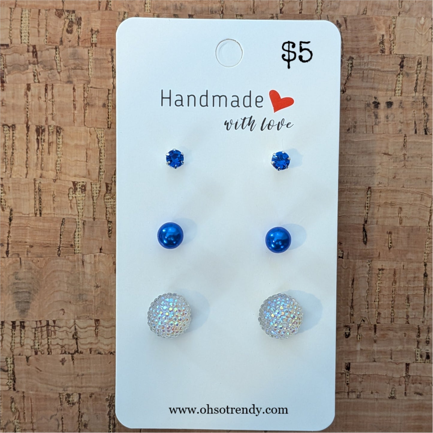 3 PAIRS OF EARRINGS
