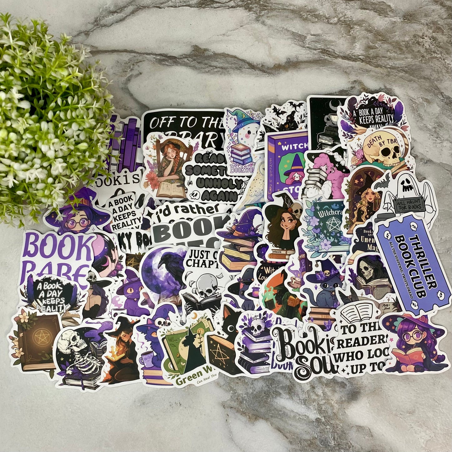 Stickers - Magic Book Witch