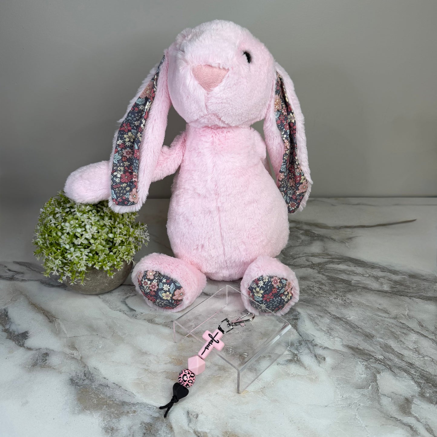 Bundled Set - Pink Bunny Keychain #2