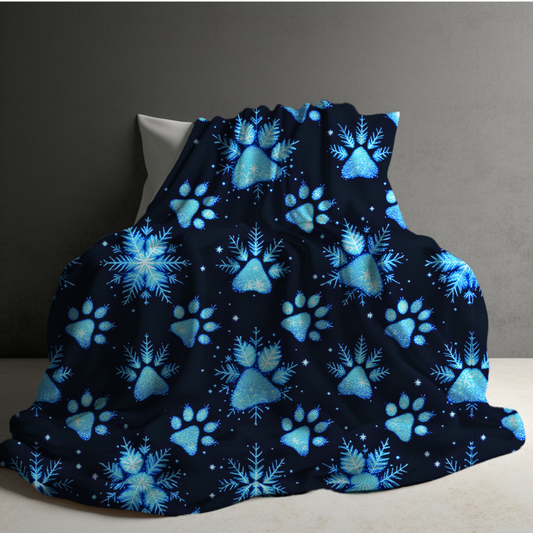 Blanket Christmas - Paw Snowflake - PREORDER