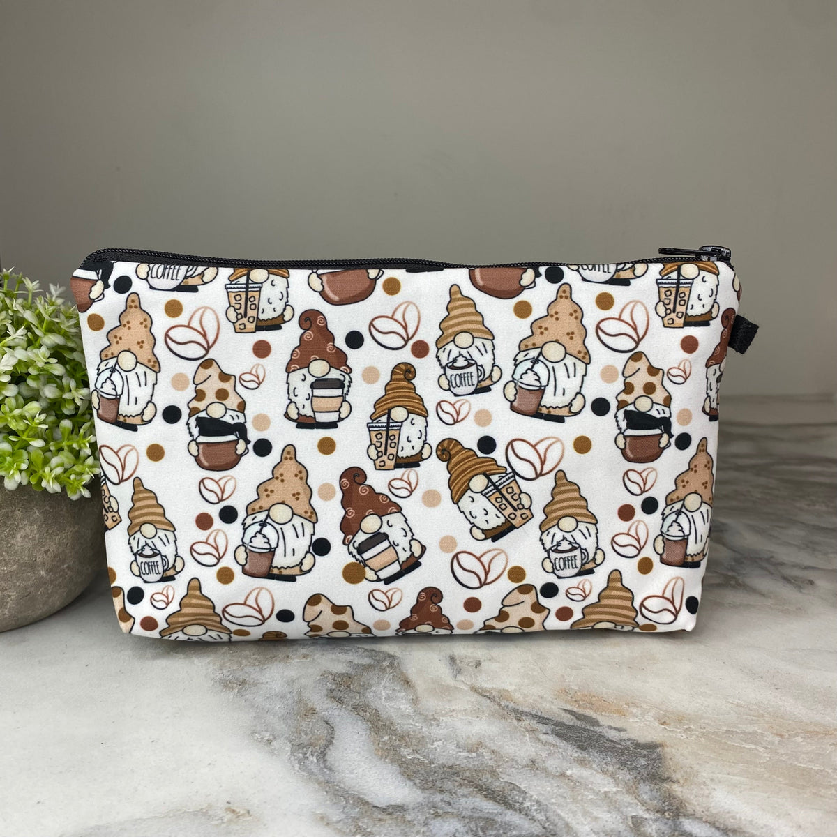 Pouch - Coffee Gnome All Over Design