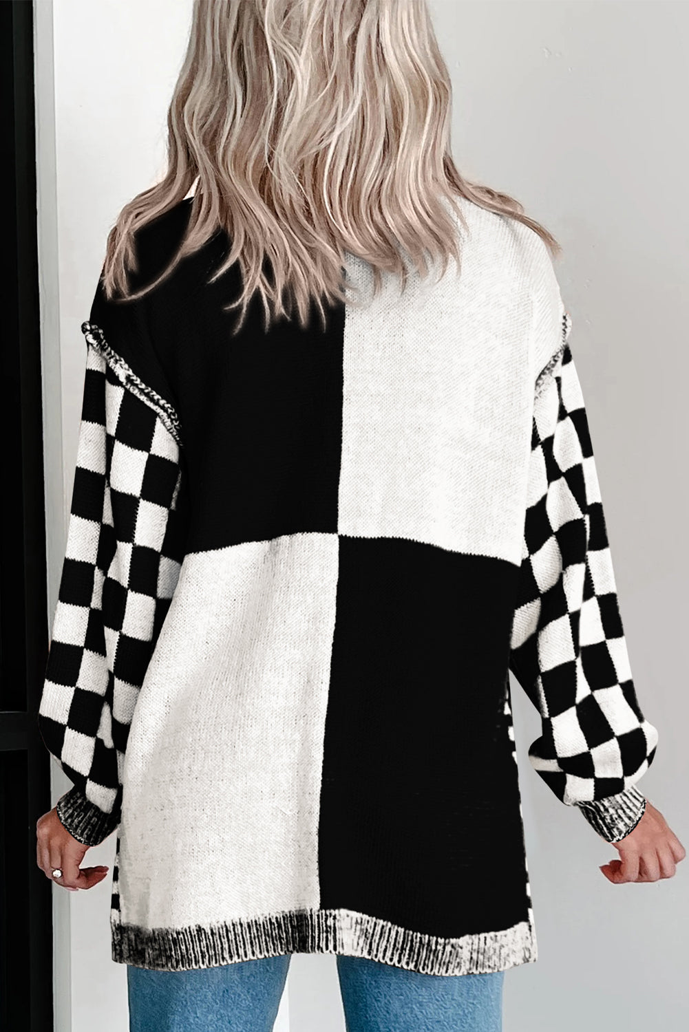 Checkered Cardigan *multiple colors* FB