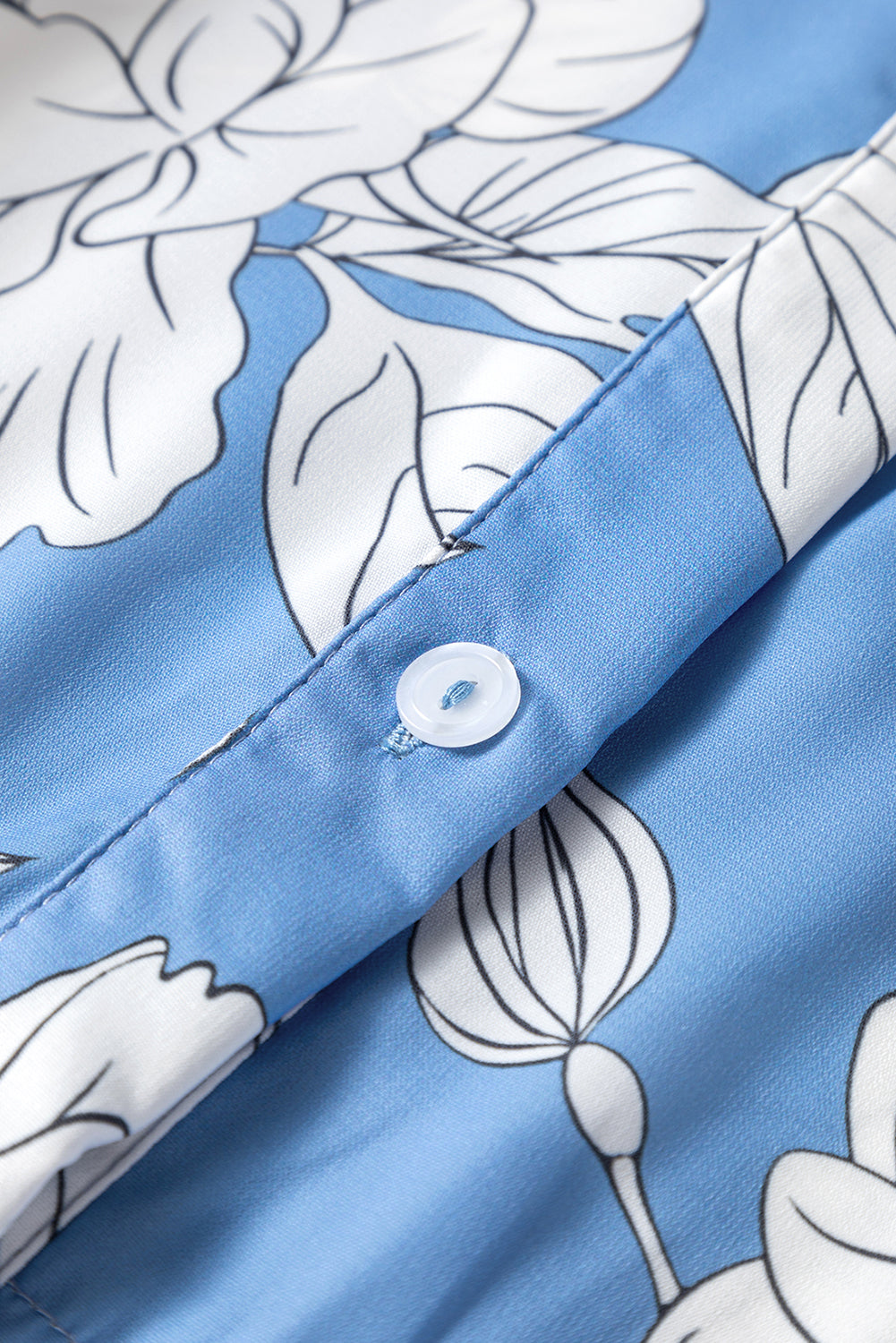 Blue Floral Fall Midi August.