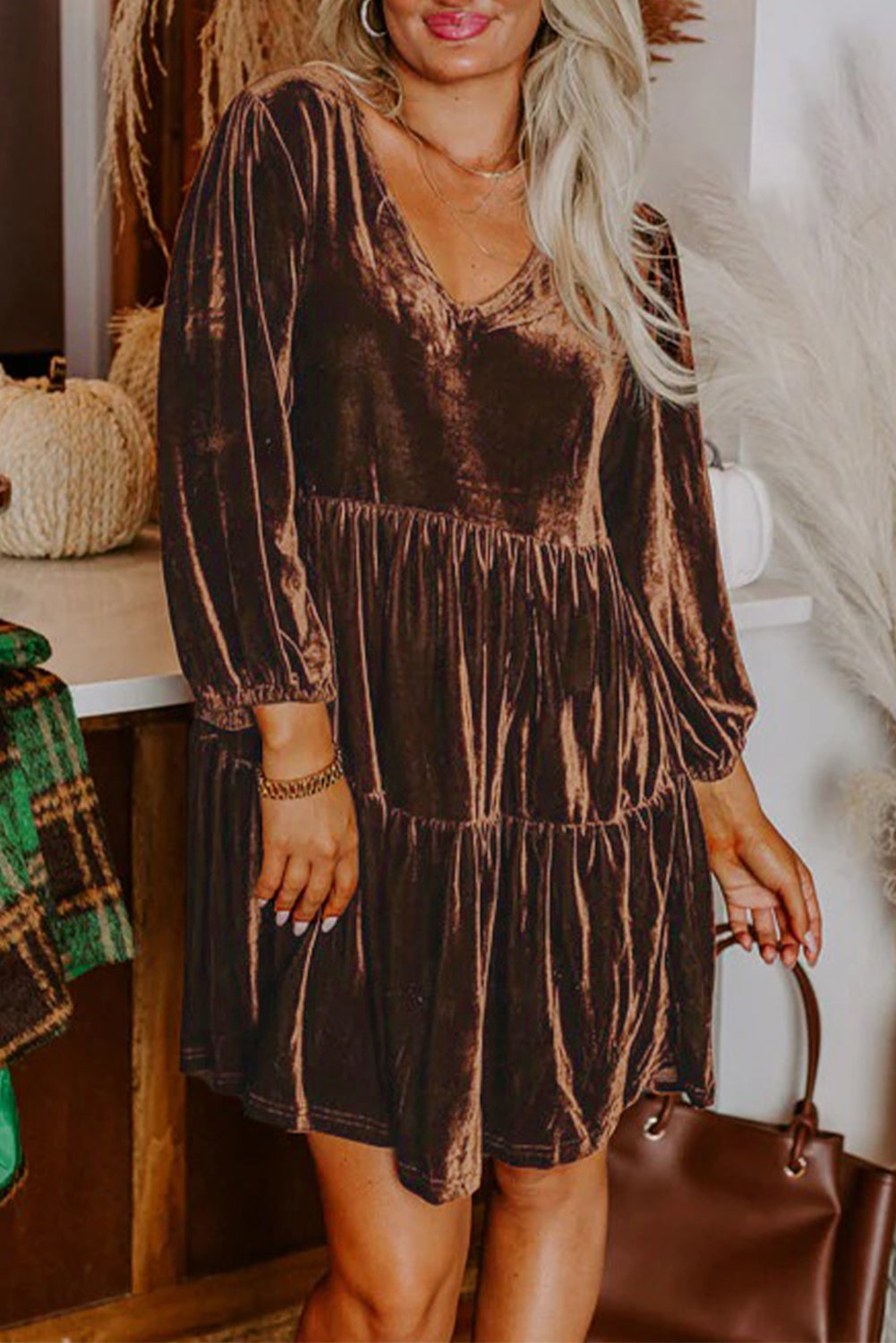 Velvet Mini Dress RTS