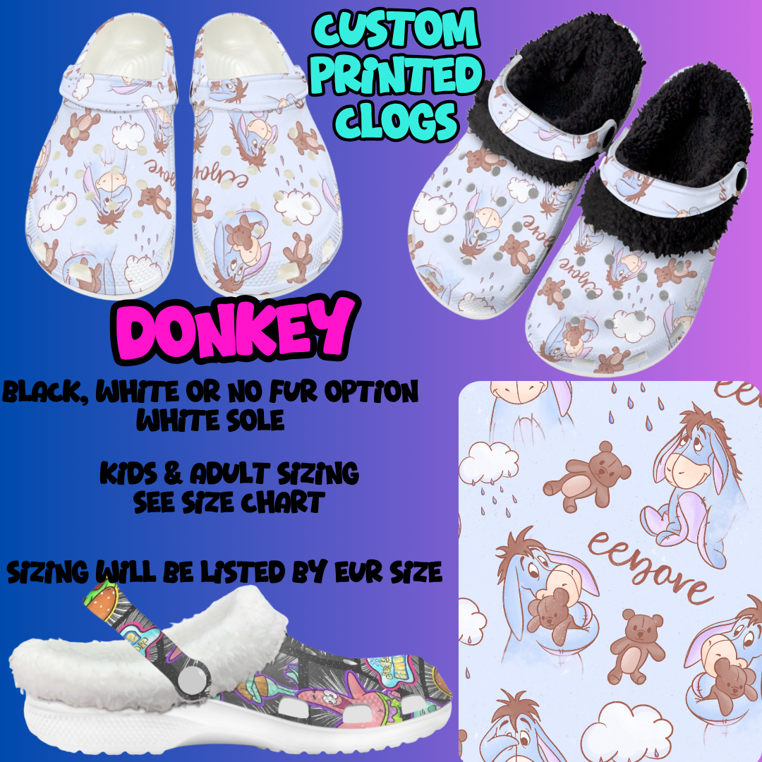 DONKEY-CLOG 7 RUN-PREORDER CLOSING 10/17