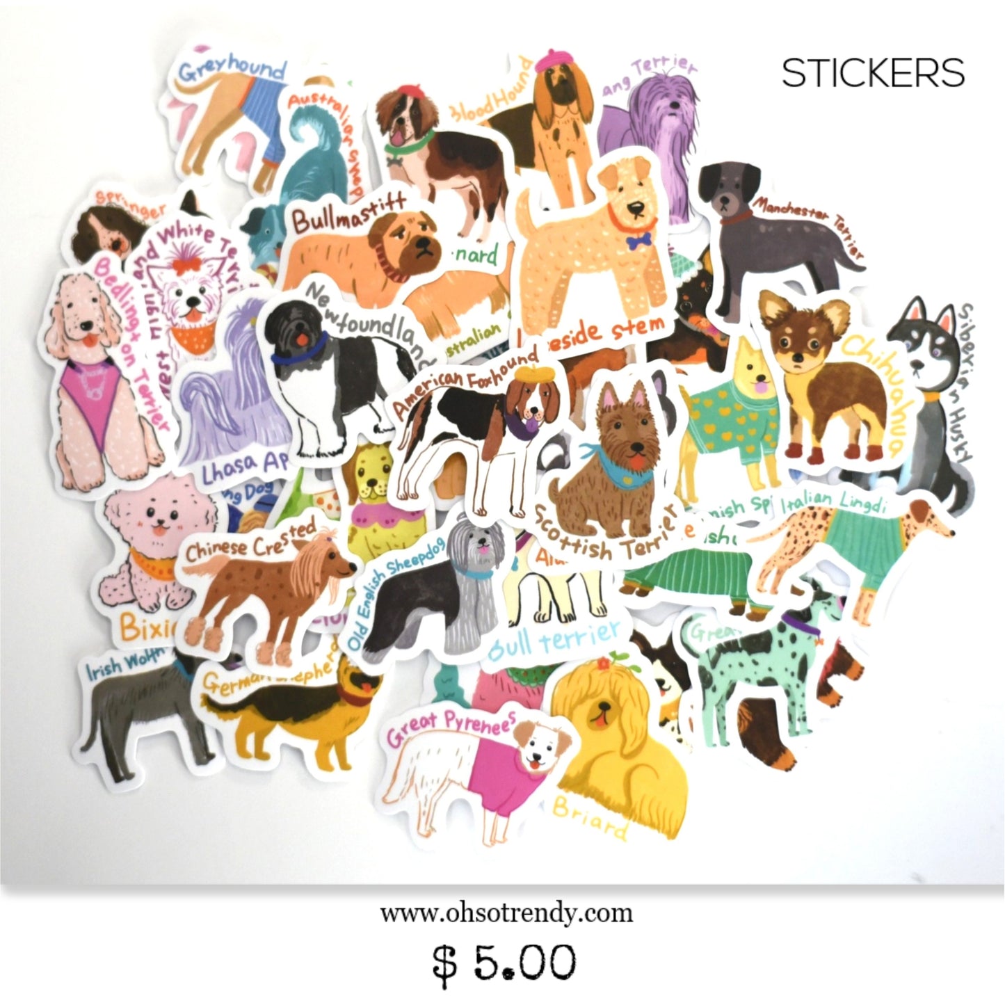 DOG STICKERS