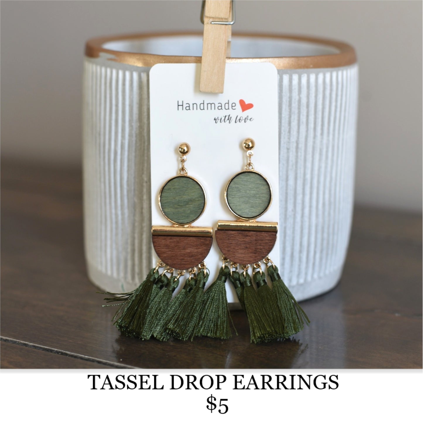 TASSEL DROP EARRINGS