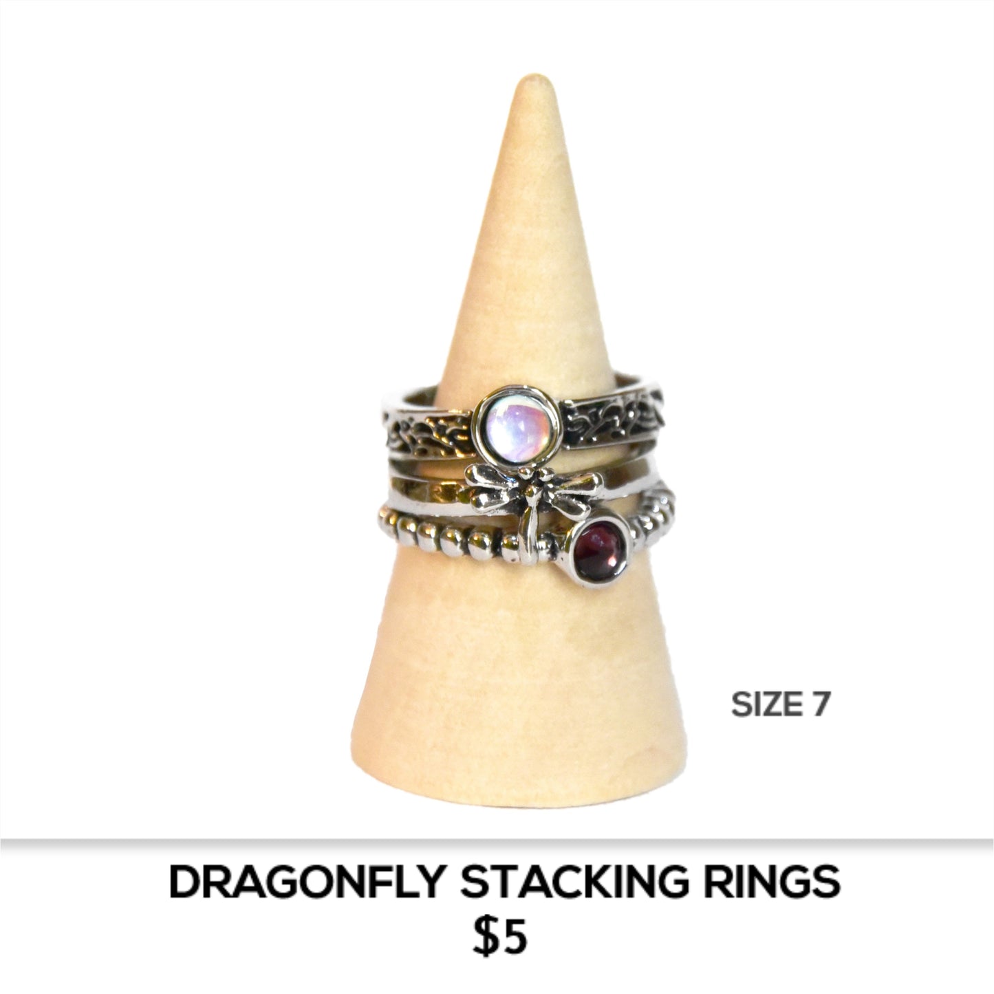 DRAGONFLY STACKING RINGS