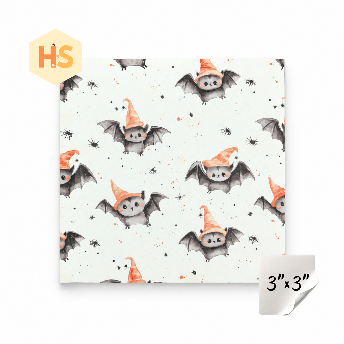 The Sticky Note Collection - Halloween Bats & Witch Hats
