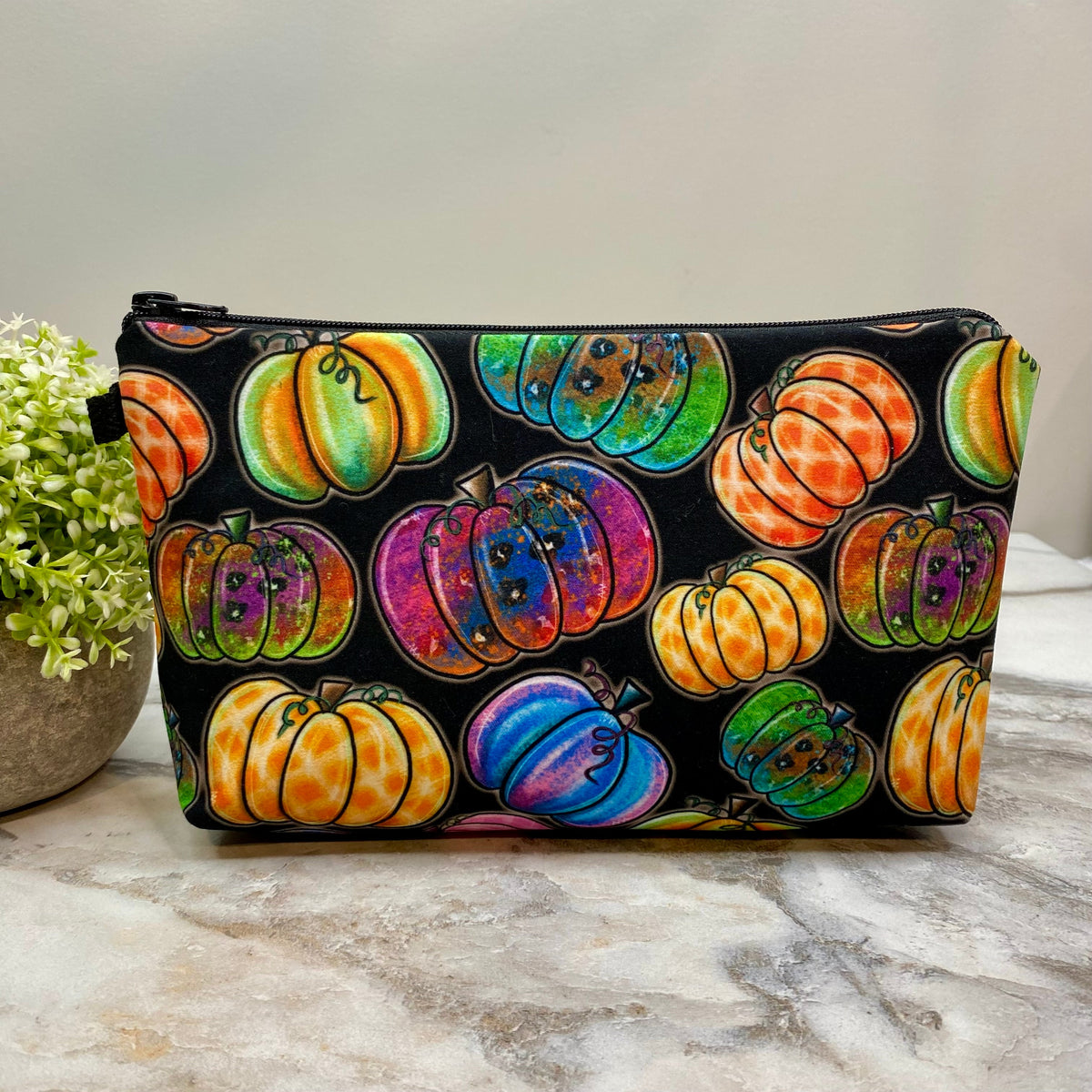 Pouch - Halloween Fall - Pumpkin, Colorful