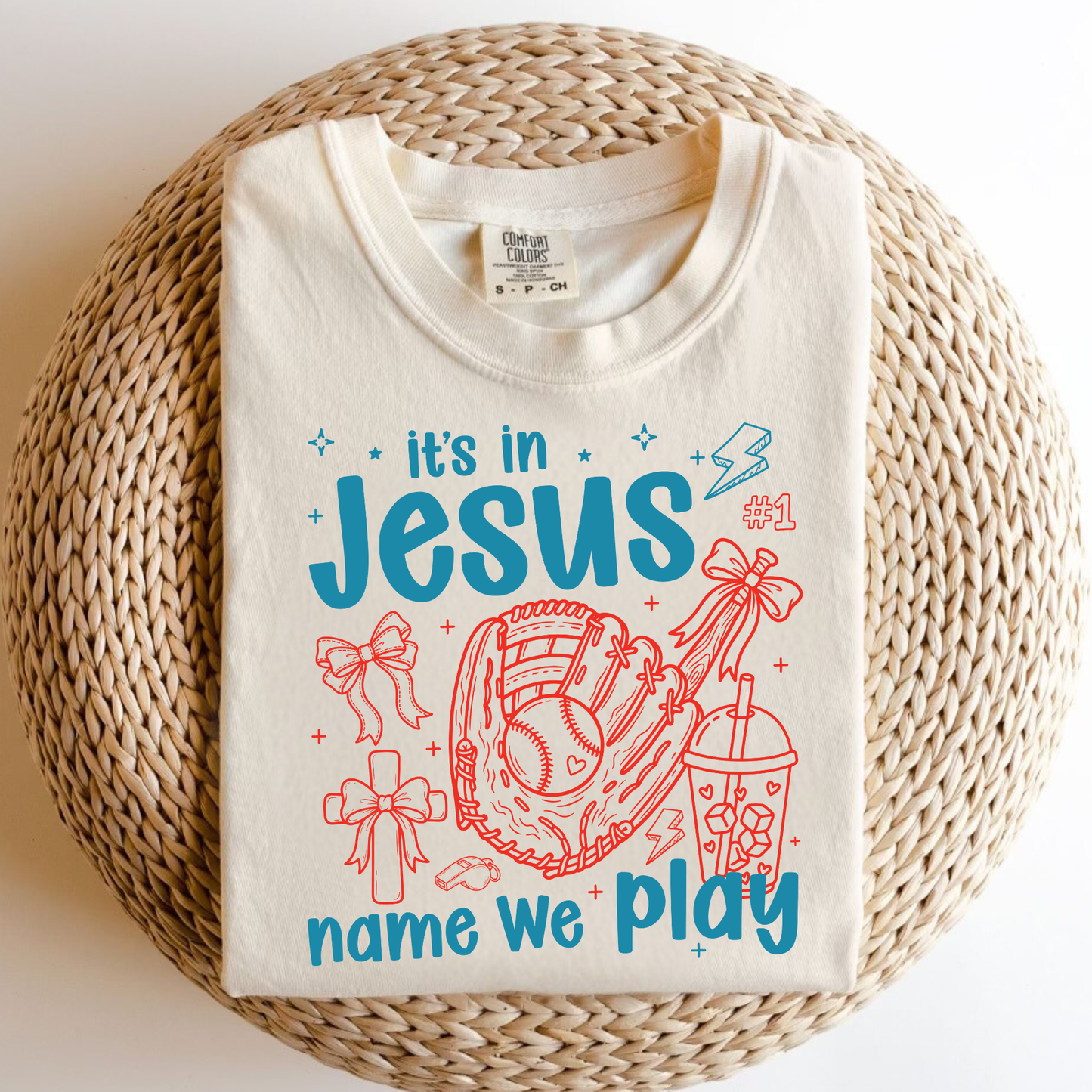 In Jesus Name We Play Tee.