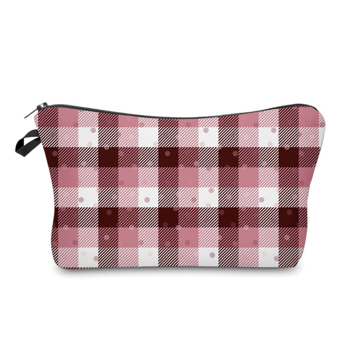 Pouch - Valentine’s Day - Plaid Polkadots